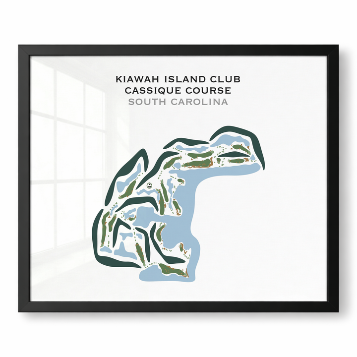 Kiawah Island Club - Cassique Course, South Carolina - Printed Golf Courses