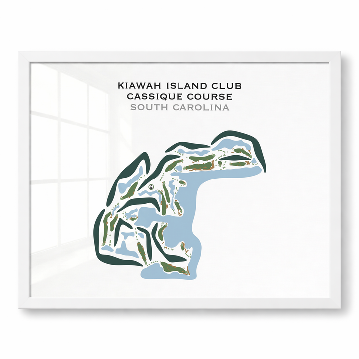 Kiawah Island Club - Cassique Course, South Carolina - Printed Golf Courses