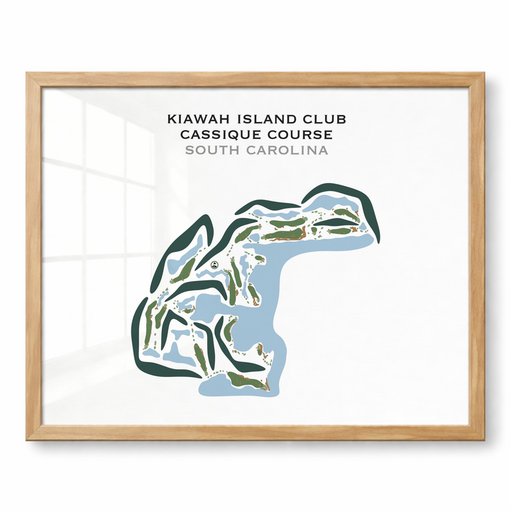 Kiawah Island Club - Cassique Course, South Carolina - Printed Golf Courses