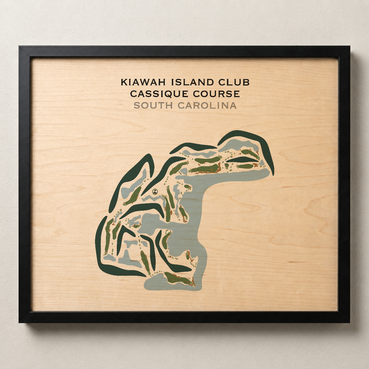 Kiawah Island Club - Cassique Course, South Carolina - Printed Golf Courses
