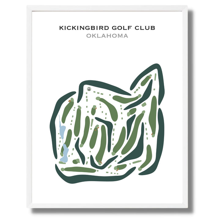 Kickingbird Golf Club, Oklahoma - Printed Golf Courses