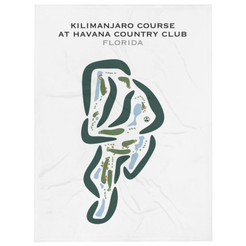 Kilimanjaro Course at Havana Country Club, Florida - Printed Golf Courses