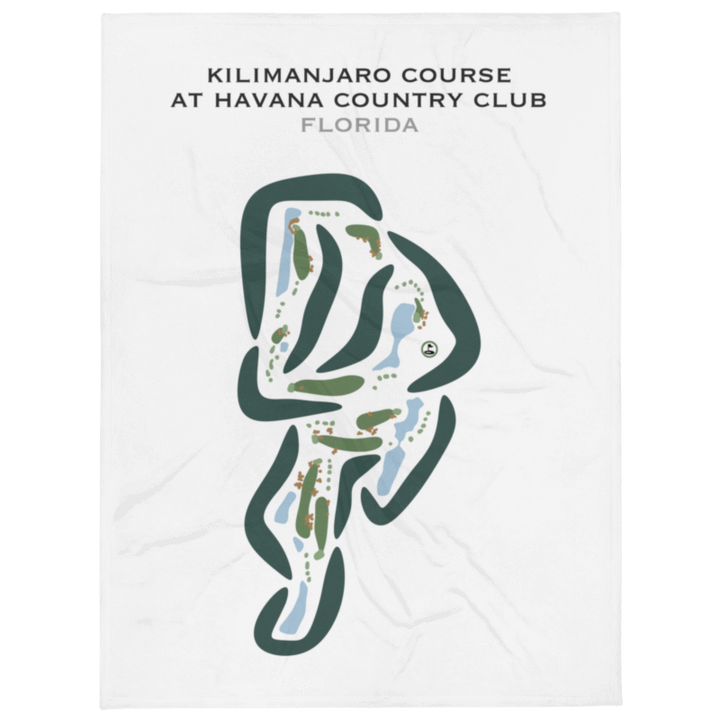 Kilimanjaro Course at Havana Country Club, Florida - Printed Golf Courses