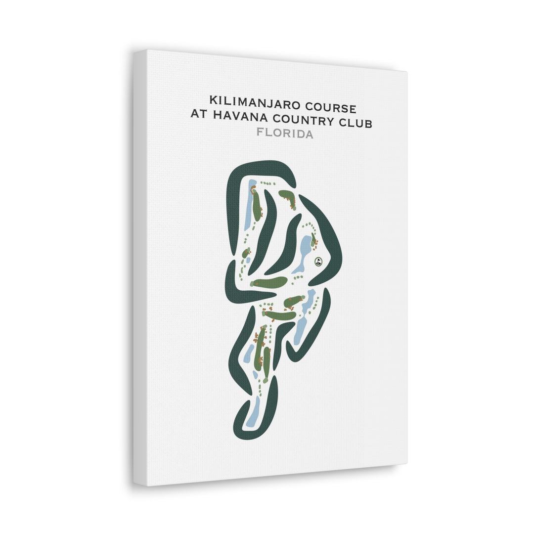 Kilimanjaro Course at Havana Country Club, Florida - Printed Golf Courses