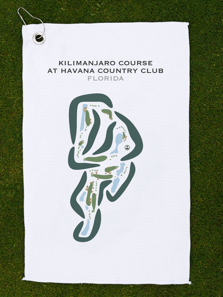 Kilimanjaro Course at Havana Country Club, Florida - Printed Golf Courses