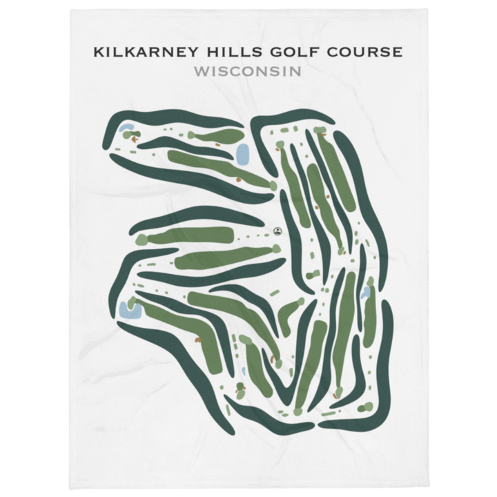 Kilkarney Hills Golf Course, Wisconsin - Printed Golf Courses