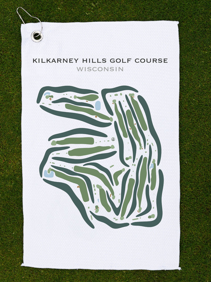 Kilkarney Hills Golf Course, Wisconsin - Printed Golf Courses