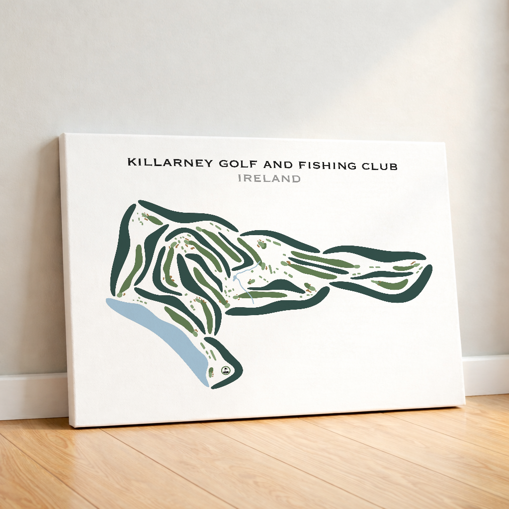Killarney Golf & Fishing Club, Ireland - Printed Golf Courses