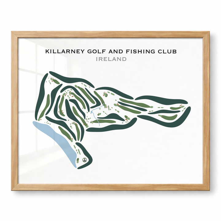 Killarney Golf & Fishing Club, Ireland - Printed Golf Courses