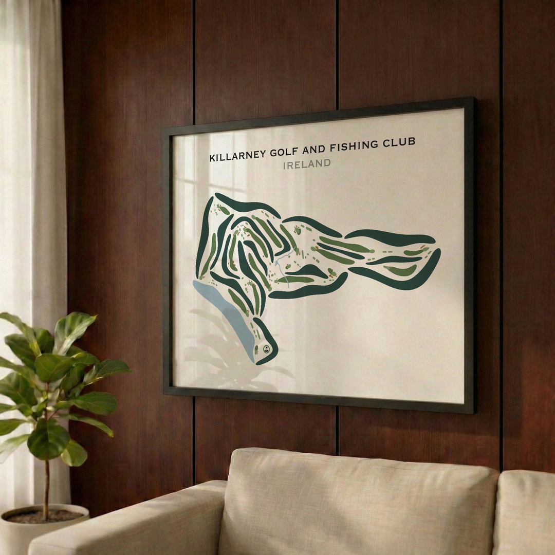 Killarney Golf & Fishing Club, Ireland - Printed Golf Courses