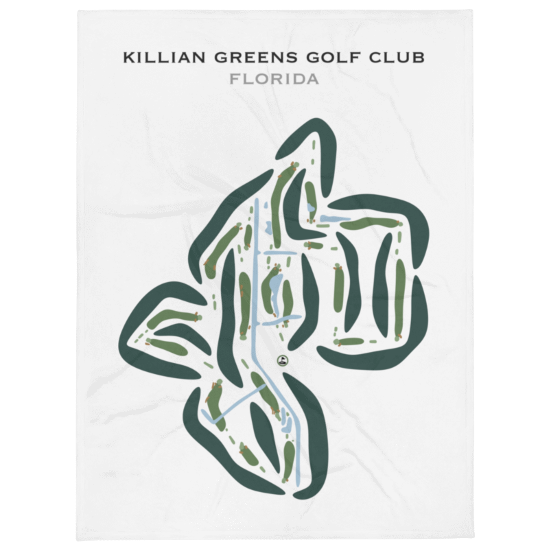 Killian Greens Golf Club, Florida - Printed Golf Courses
