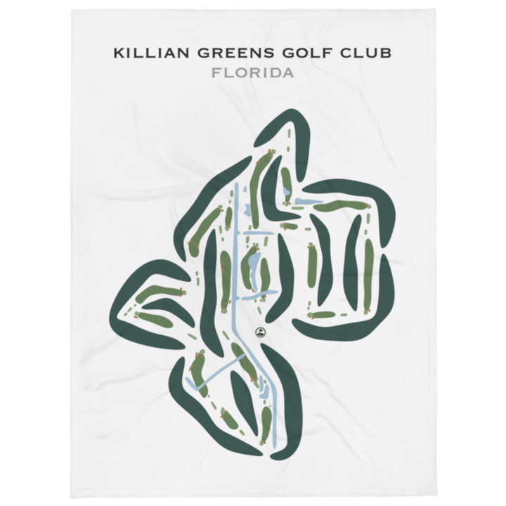 Killian Greens Golf Club, Florida - Printed Golf Courses
