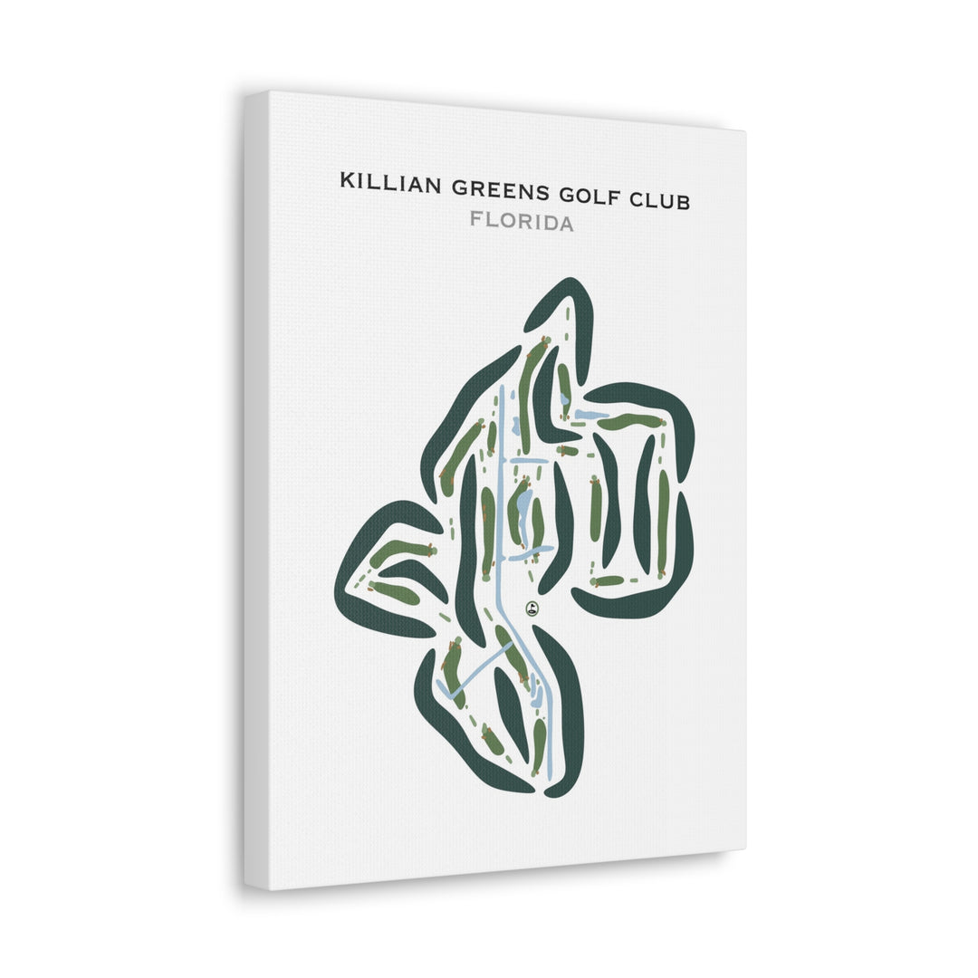 Killian Greens Golf Club, Florida - Printed Golf Courses