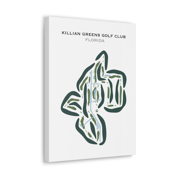 Killian Greens Golf Club, Florida - Printed Golf Courses