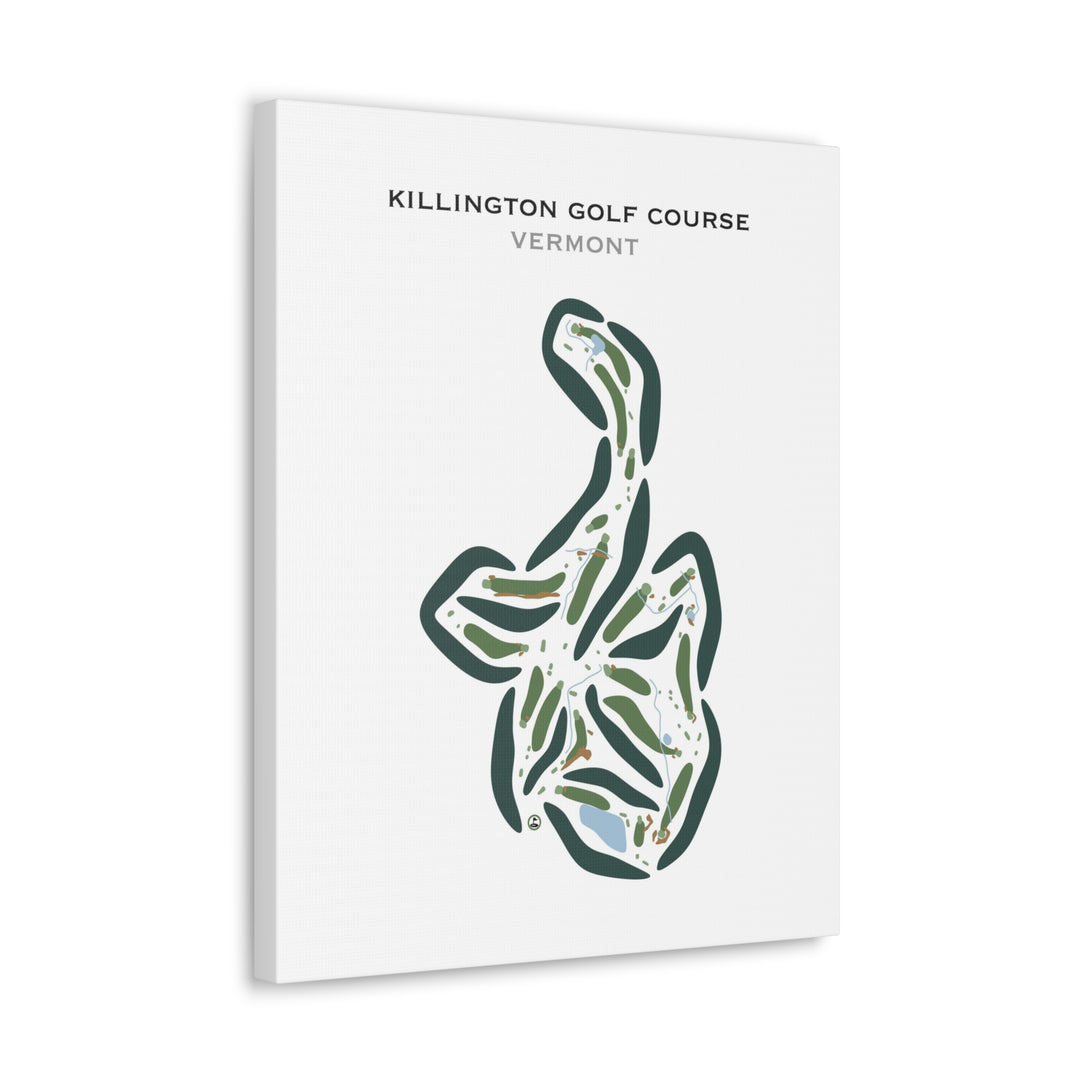Killington Golf Course, Vermont - Printed Golf Courses