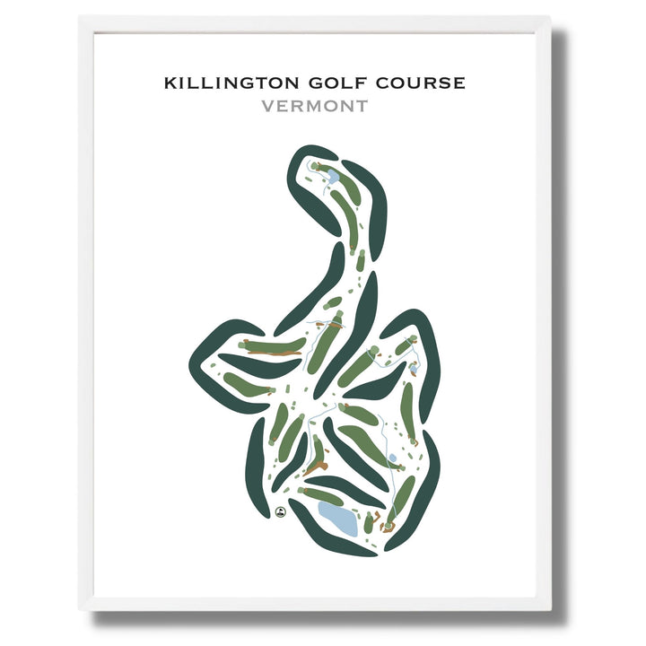 Killington Golf Course, Vermont - Printed Golf Courses