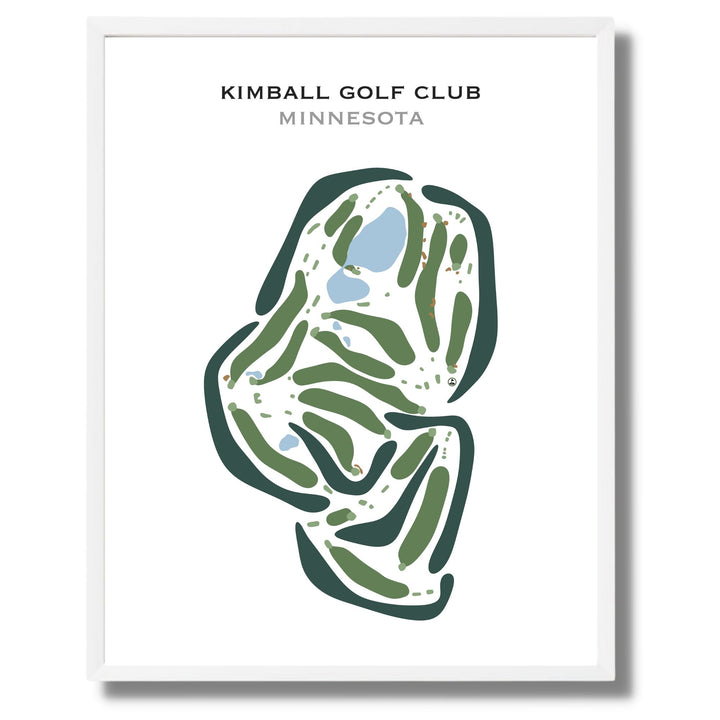 Kimball Golf Club, Minnesota - Printed Golf Courses