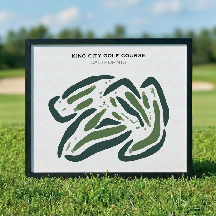 King City Golf Course, California - Printed Golf Courses