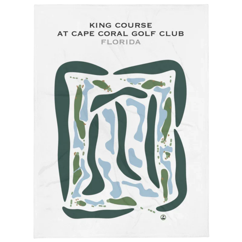 King Course at Cape Royal Golf Club, Florida - Printed Golf Courses