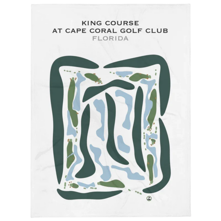 King Course at Cape Royal Golf Club, Florida - Printed Golf Courses