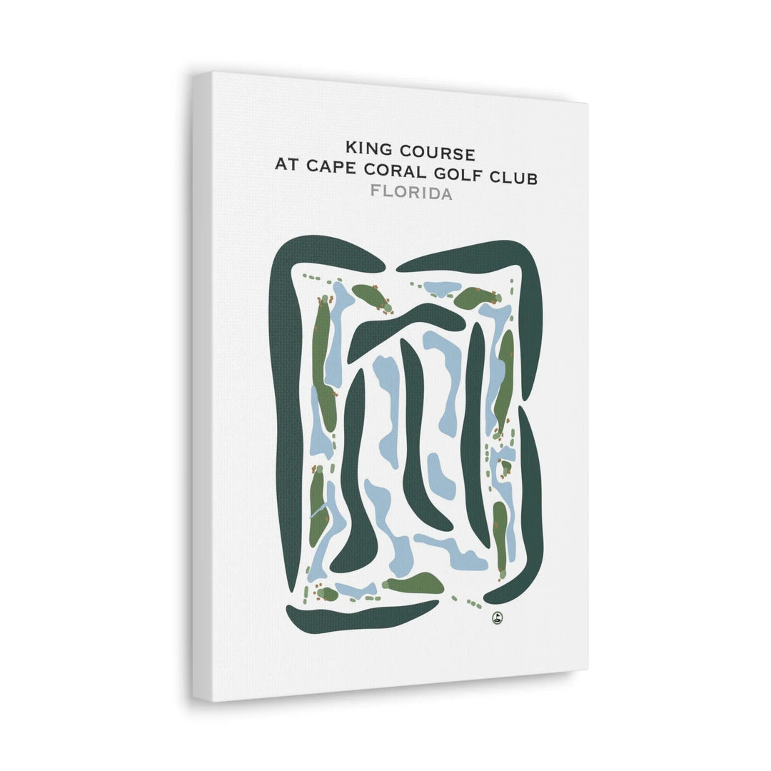 King Course at Cape Royal Golf Club, Florida - Printed Golf Courses