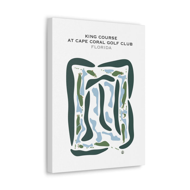King Course at Cape Royal Golf Club, Florida - Printed Golf Courses