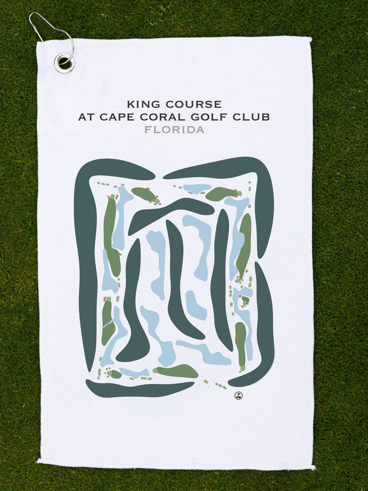 King Course at Cape Royal Golf Club, Florida - Printed Golf Courses