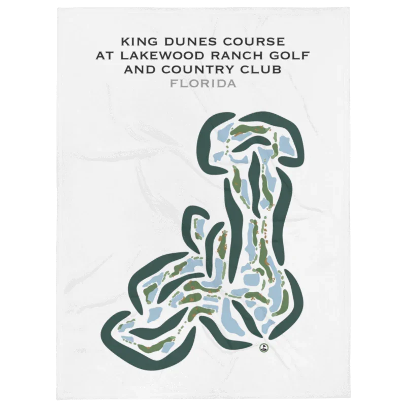 King Dunes Course at Lakewood Ranch Golf & Country Club, Florida - Printed Golf Courses