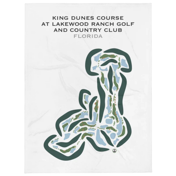 King Dunes Course at Lakewood Ranch Golf & Country Club, Florida - Printed Golf Courses