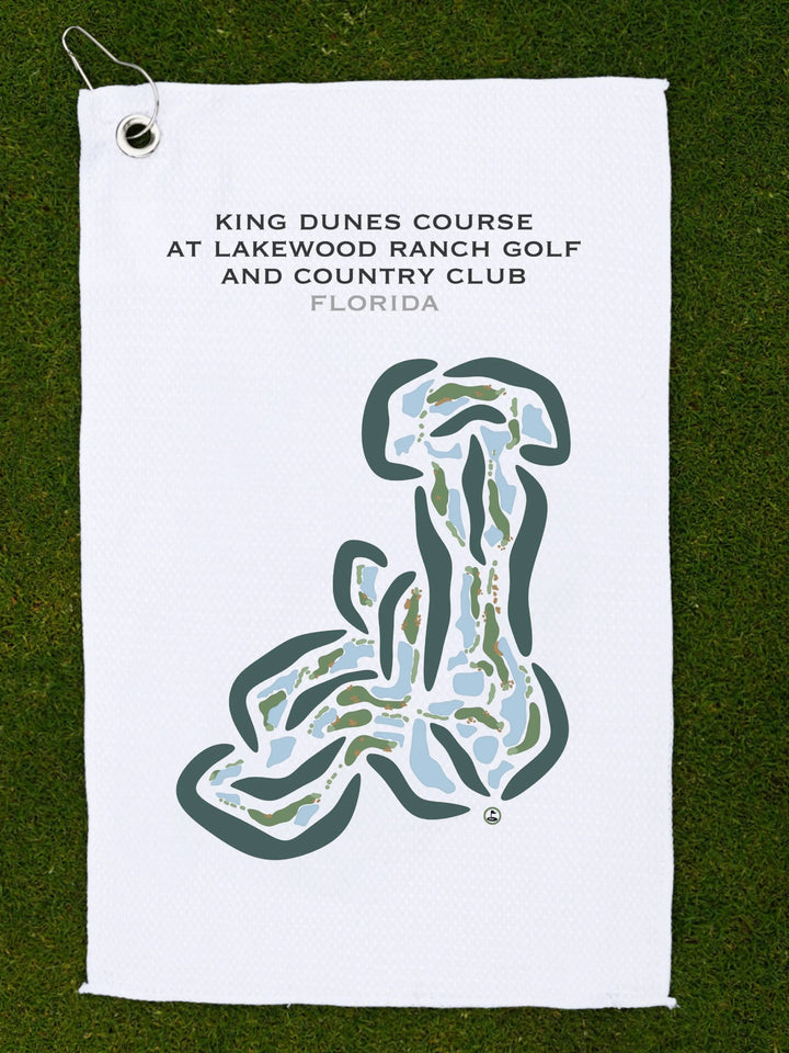 King Dunes Course at Lakewood Ranch Golf & Country Club, Florida - Printed Golf Courses