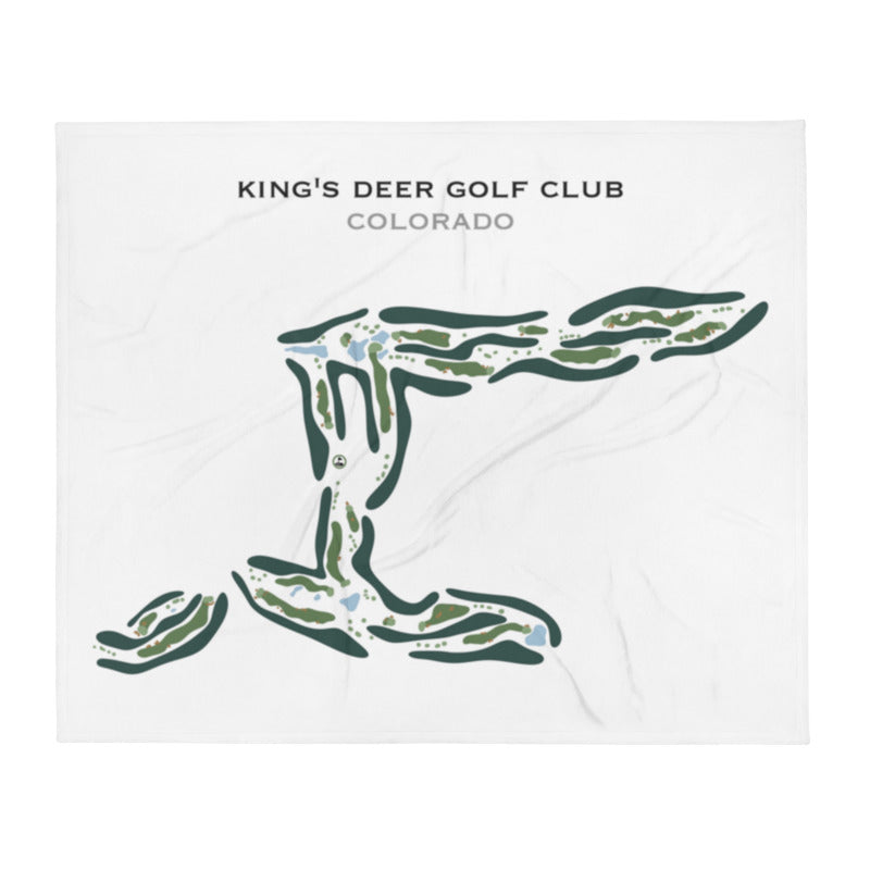 King's Deer Golf Club, Colorado - Printed Golf Course