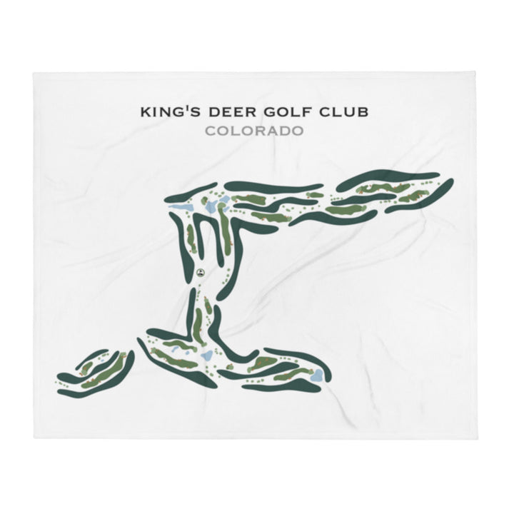 King's Deer Golf Club, Colorado - Printed Golf Course