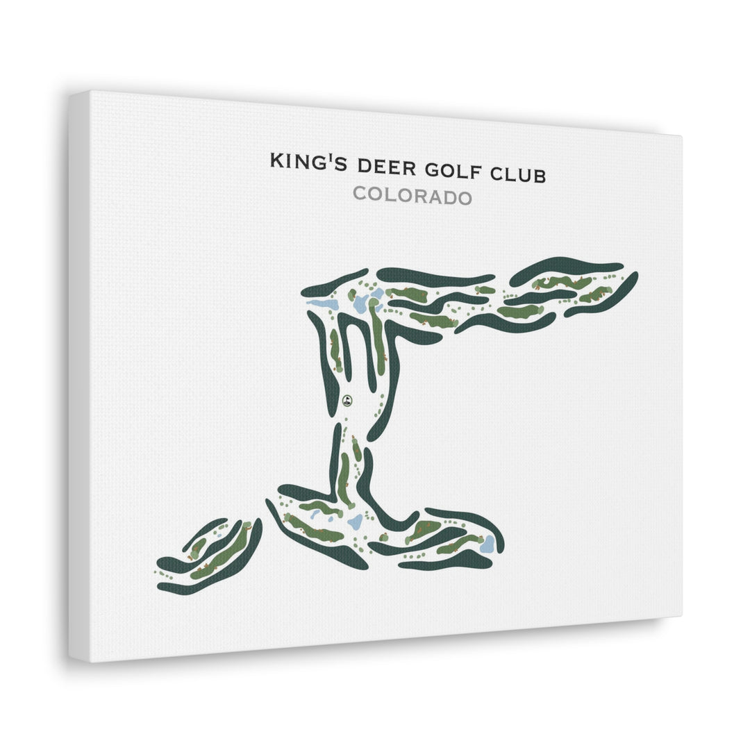 King's Deer Golf Club, Colorado - Printed Golf Course