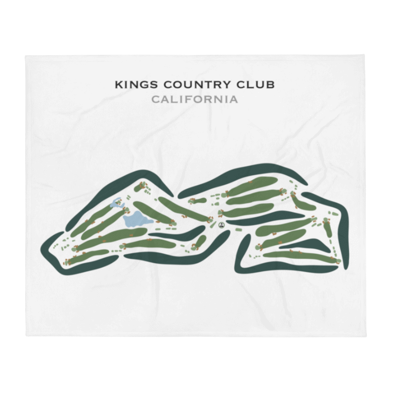 Kings Country Club, California - Printed Golf Courses