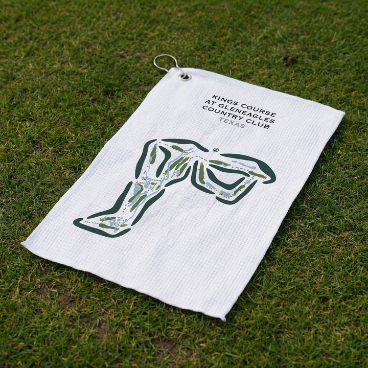 Kings Course at Gleneagles Country Club, Texas - Printed Golf Courses
