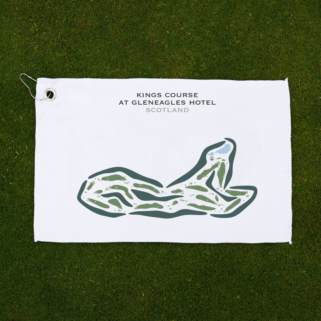 The King's Course at Gleneagles Hotel, Scotland - Printed Golf Courses