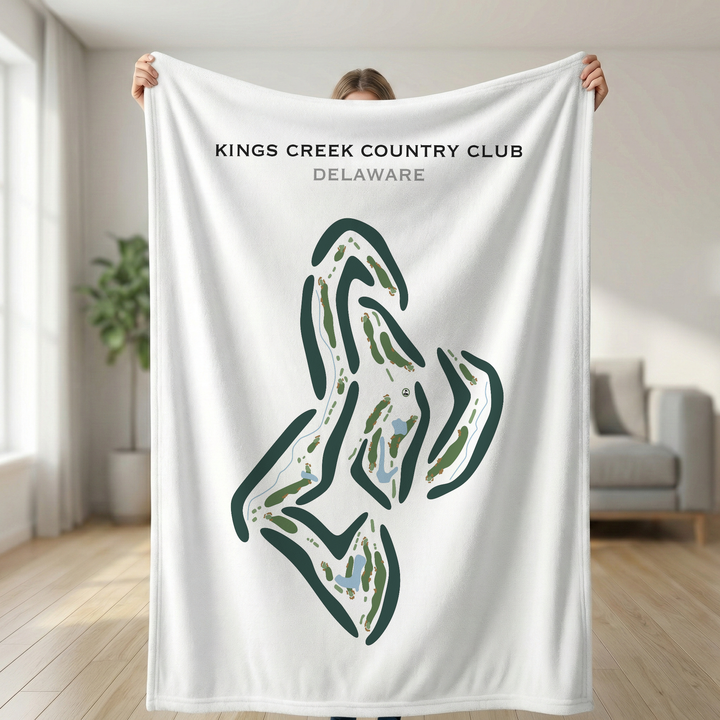 Kings Creek Country Club, Delaware - Printed Golf Courses