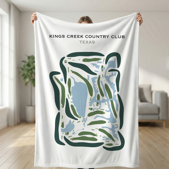Kings Creek Country Club, Texas - Printed Golf Courses