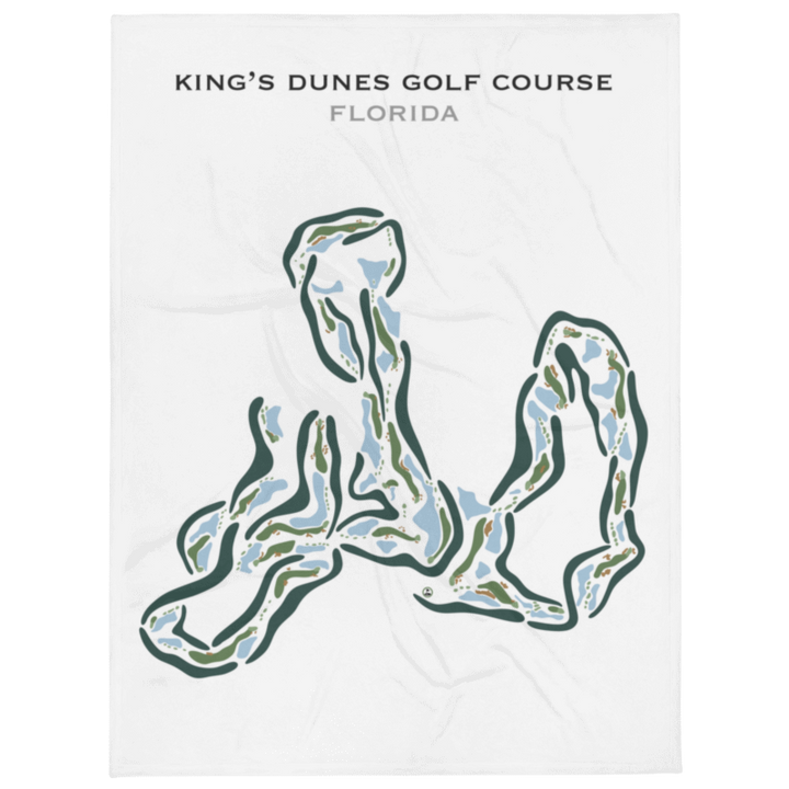 King's Dunes Golf Course, Florida - Printed Golf Courses
