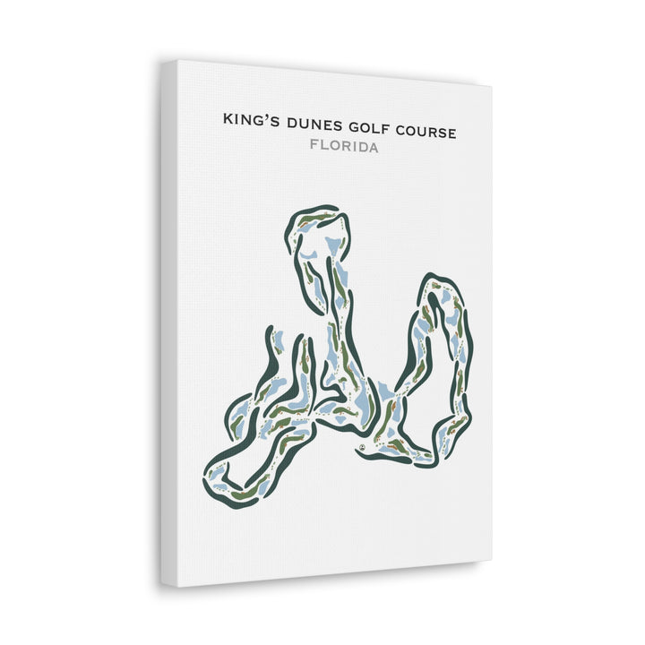 King's Dunes Golf Course, Florida - Printed Golf Courses