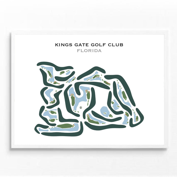 Kings Gate Golf Club, Florida - Printed Golf Courses