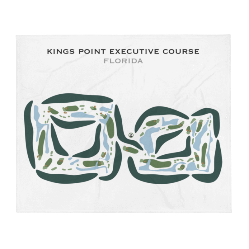 Kings Point Executive Course, Florida - Printed Golf Courses