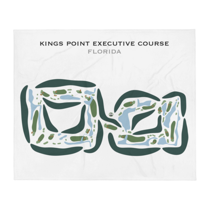 Kings Point Executive Course, Florida - Printed Golf Courses