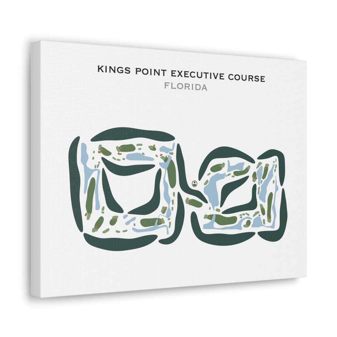 Kings Point Executive Course, Florida - Printed Golf Courses