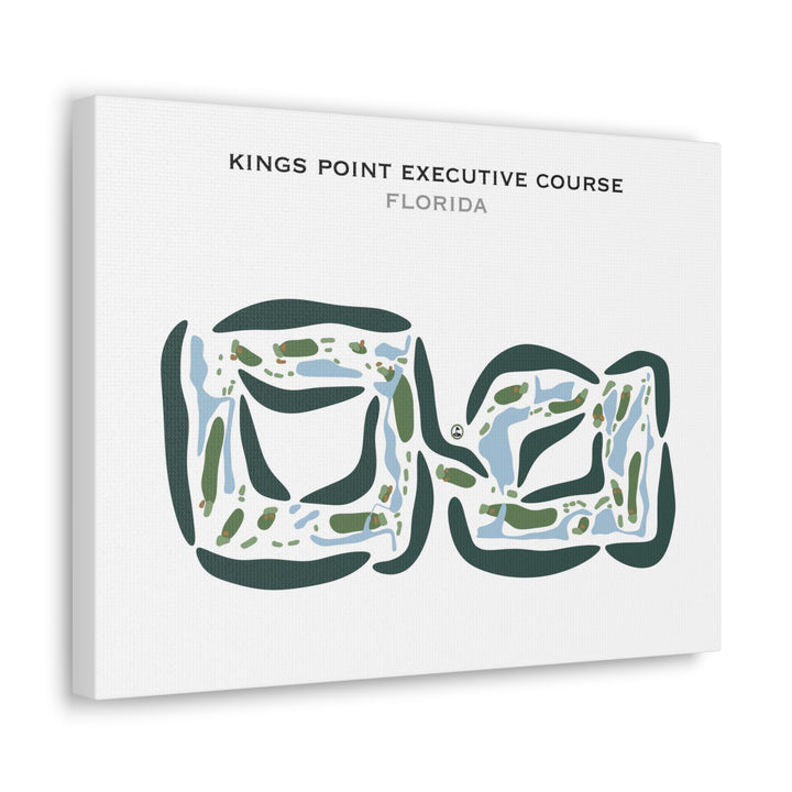 Kings Point Executive Course, Florida - Printed Golf Courses