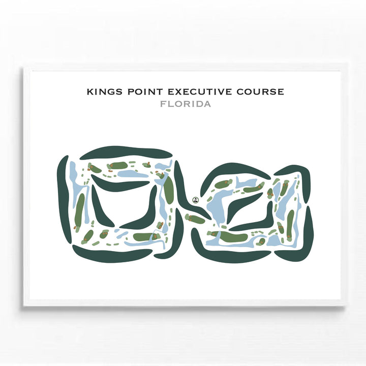 Kings Point Executive Course, Florida - Printed Golf Courses