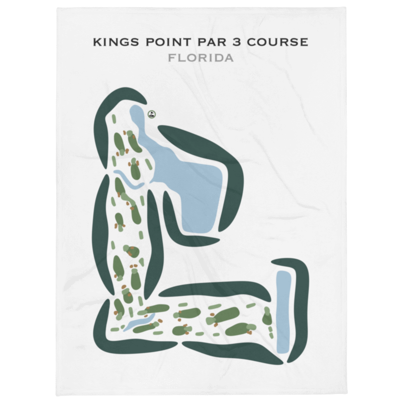 Kings Point Par 3 Course, Florida - Printed Golf Courses