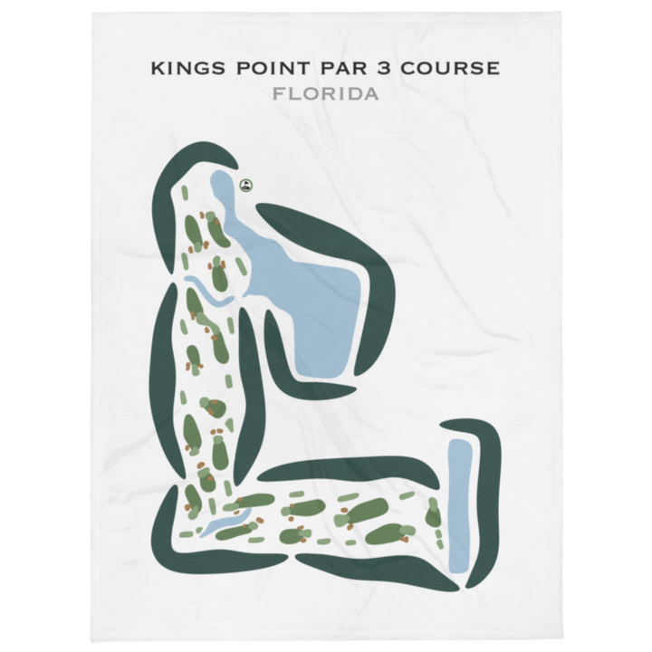 Kings Point Par 3 Course, Florida - Printed Golf Courses