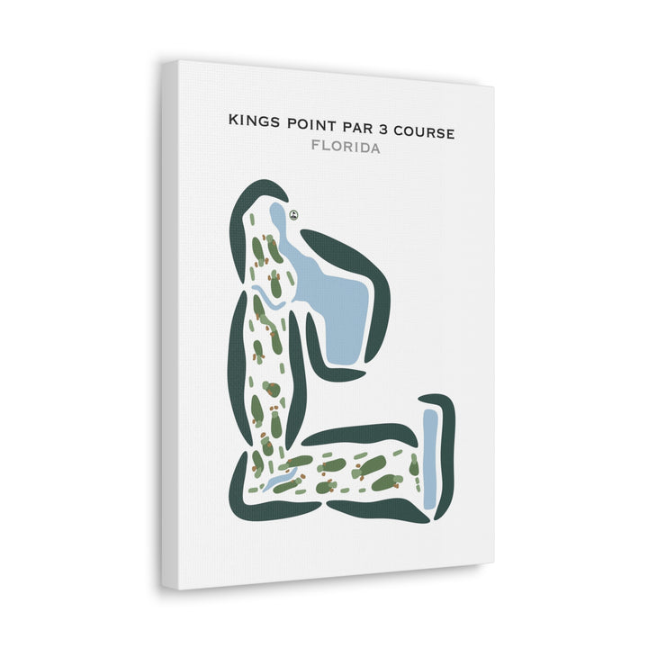 Kings Point Par 3 Course, Florida - Printed Golf Courses