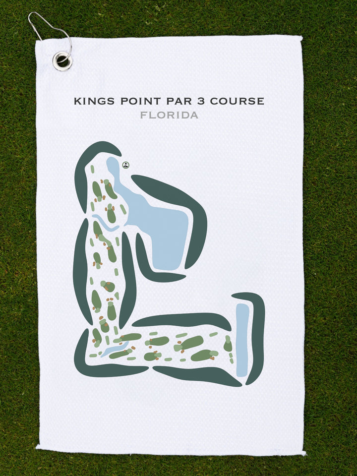 Kings Point Par 3 Course, Florida - Printed Golf Courses